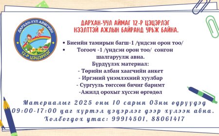 Нээлттэй ажлын байр